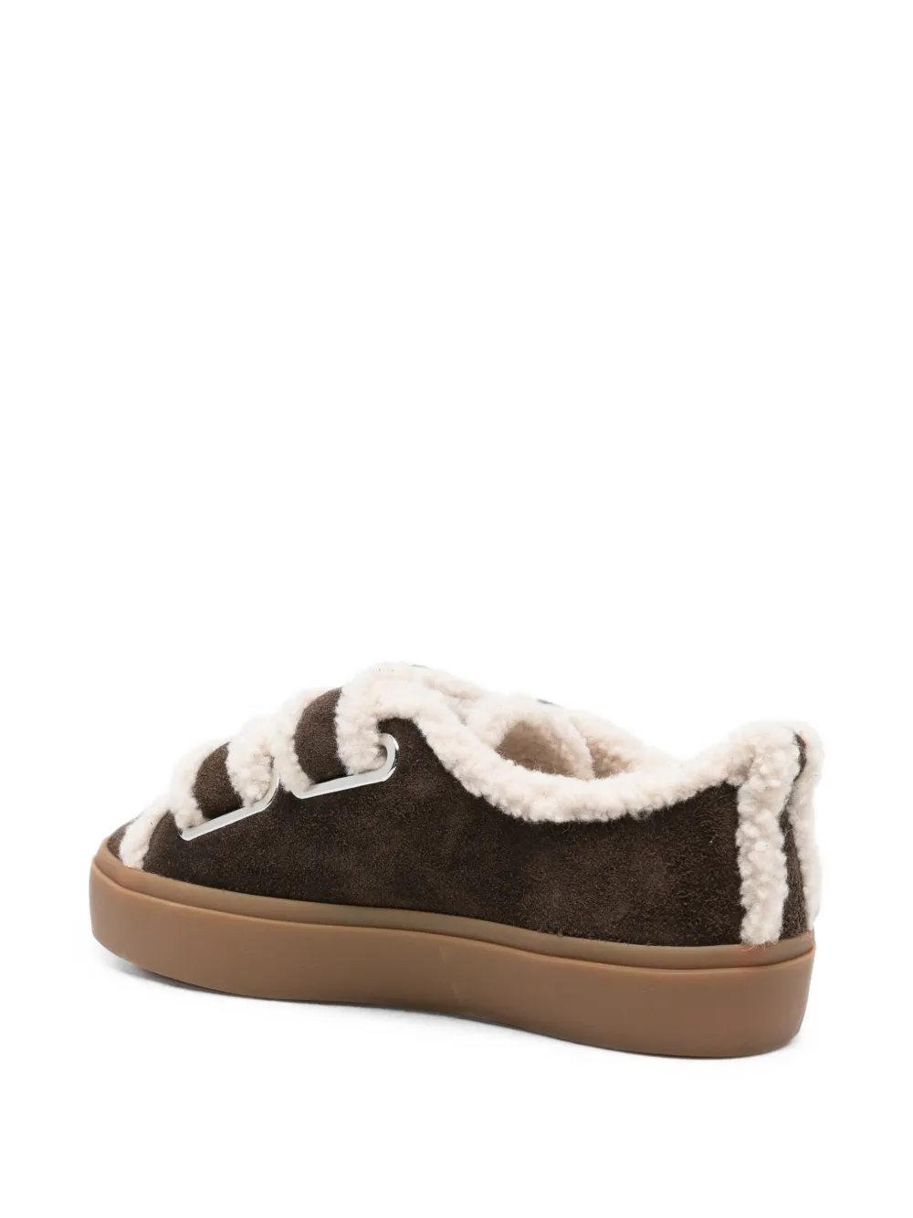 Inuikii Sneakers met klittenband Bruin