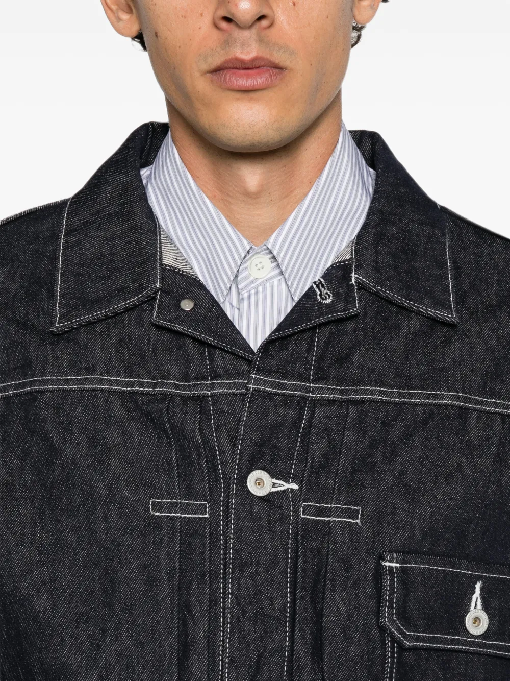 Comme des Garçons Homme Plus Denim jack Blauw
