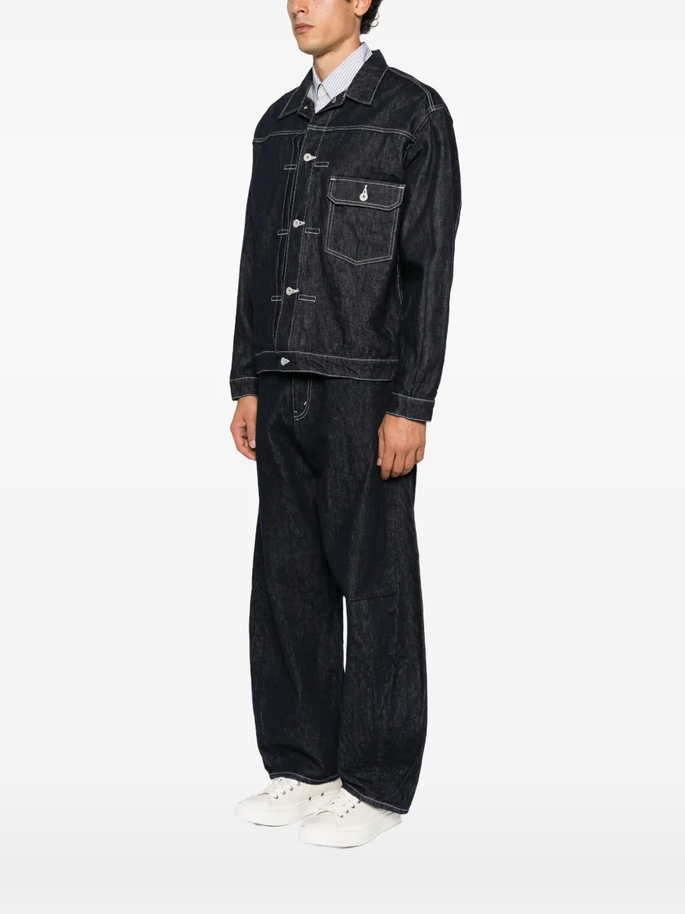 Comme des Garçons Homme Plus Denim jack Blauw