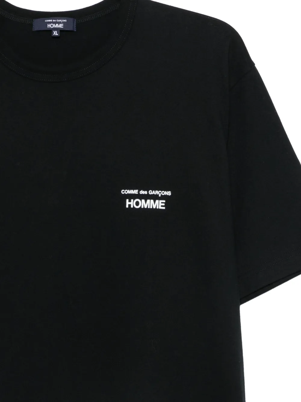 Comme des Garçons Homme logo-print T-shirt Zwart