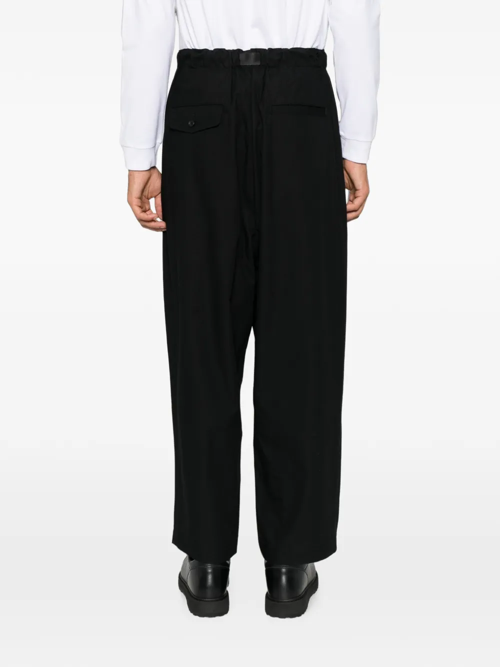 Comme des Garçons Homme Plus Straight broek Zwart