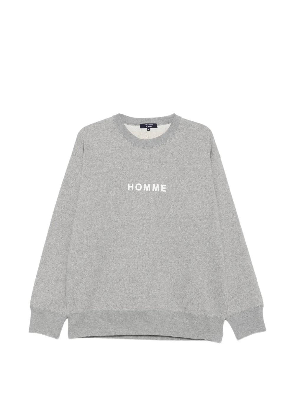 Comme des Garçons Homme Plus logo-print sweatshirt - Grigio