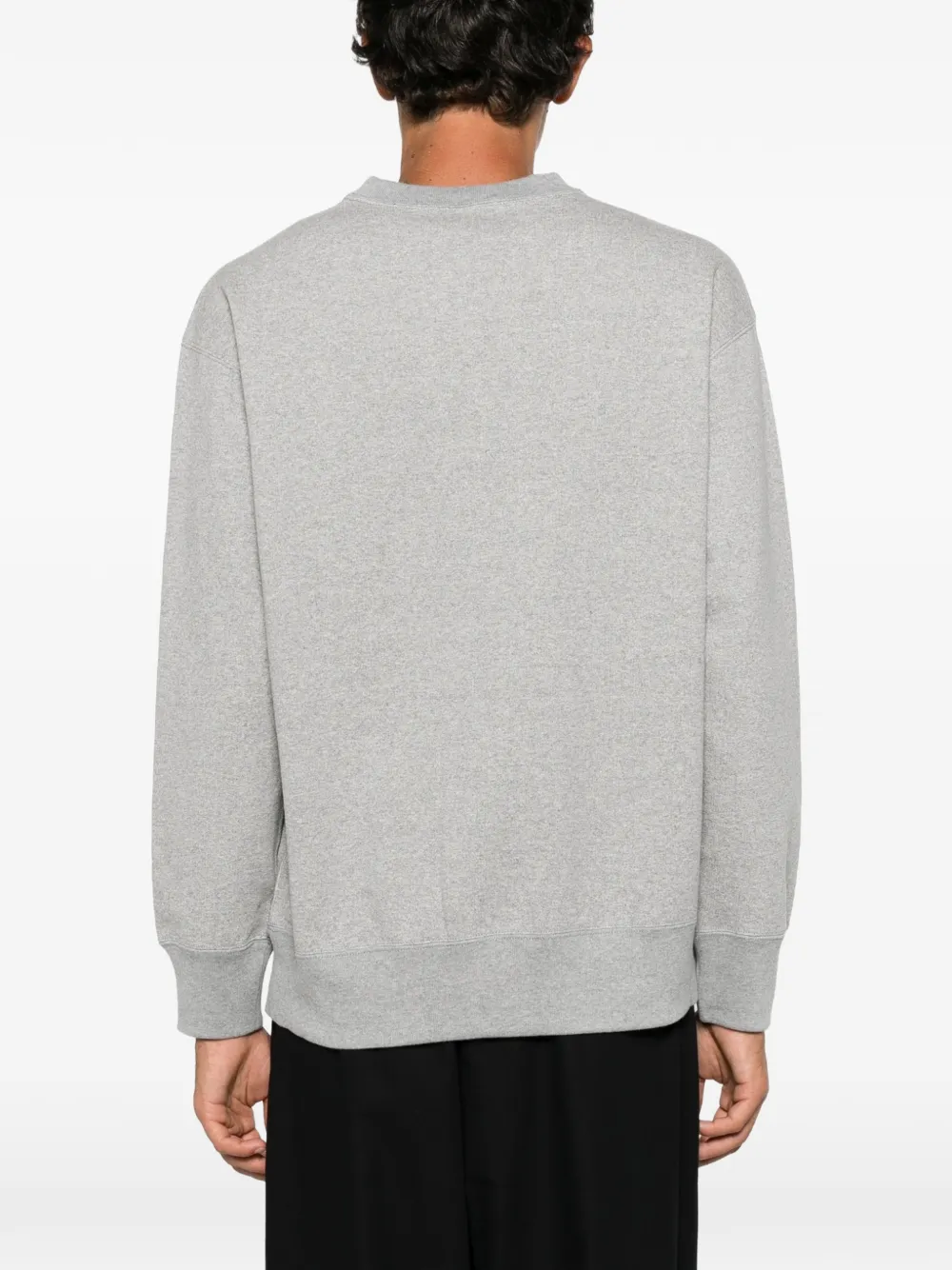 Comme des Garçons Homme Plus logo-print sweatshirt Grijs