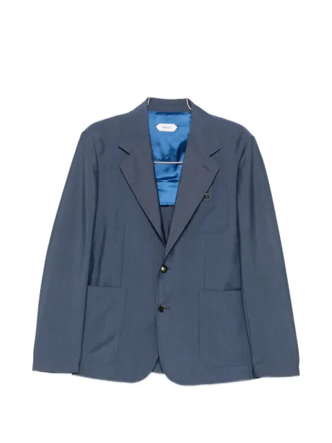 Versace notched-lapel single-breasted jacket