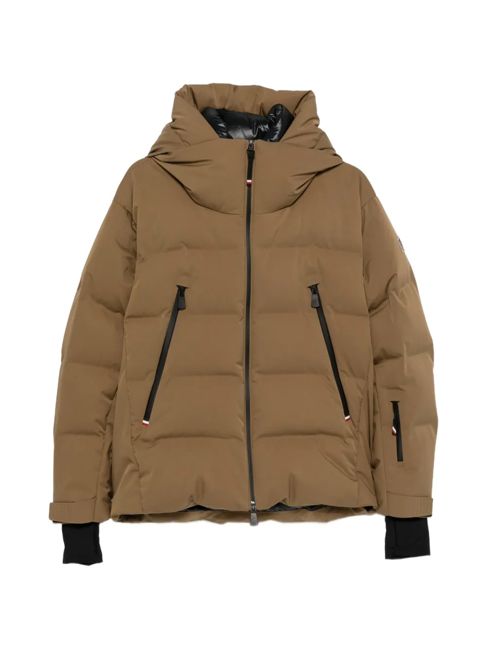 Moncler Grenoble Fellberg quilted ski jacket Beige