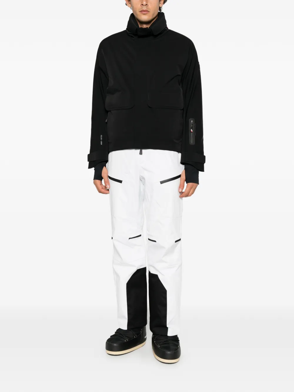 Moncler Grenoble Irrenberg zip-up ski jacket Zwart