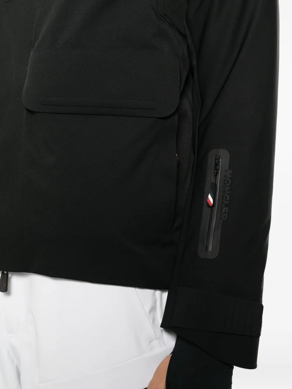 Moncler Grenoble Irrenberg zip-up ski jacket Zwart