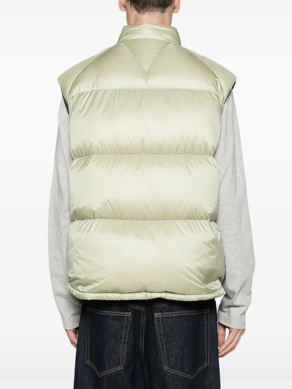 Moncler Tibb reversible down gilet Beige