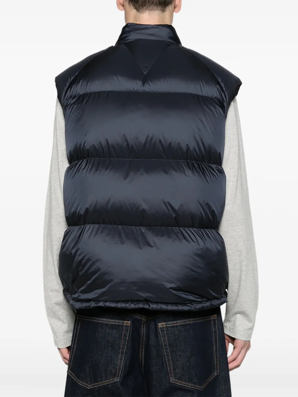 Moncler Tibb reversible down gilet Blauw