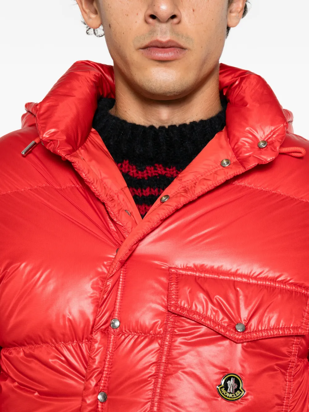 Moncler Karakorum ripstop jacket Rood