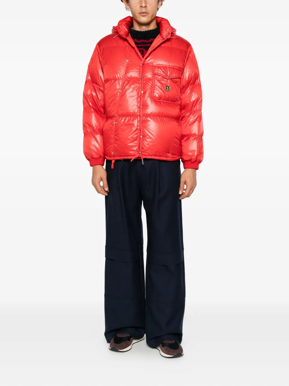 Moncler Karakorum ripstop jacket Rood