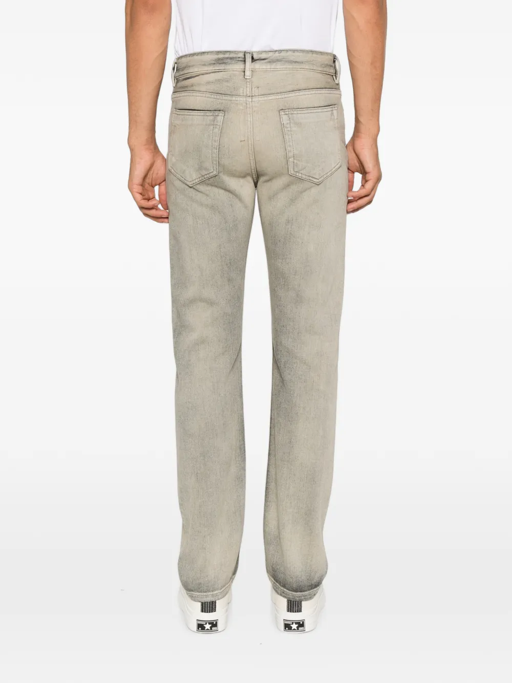 Rick Owens DRKSHDW Fog Cut jeans met vervaagd effect Grijs