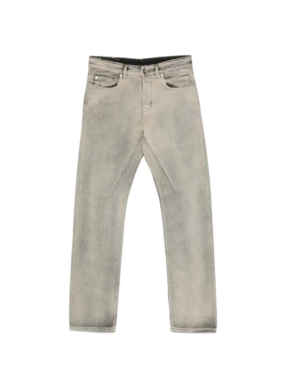 Rick Owens DRKSHDW Fog Cut faded-effect jeans - Grau