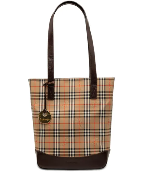 Burberry Pre-Owned 20th Century Haymarket Check Canvas tote bag