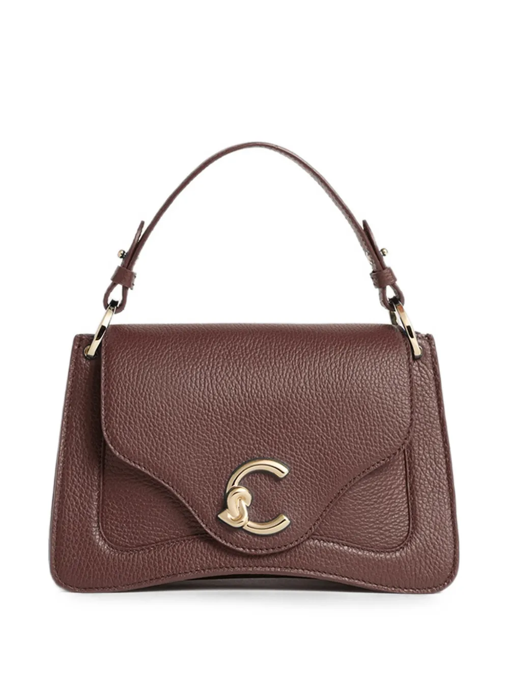 Coccinelle Schultertasche aus gekörntem Leder - Rot