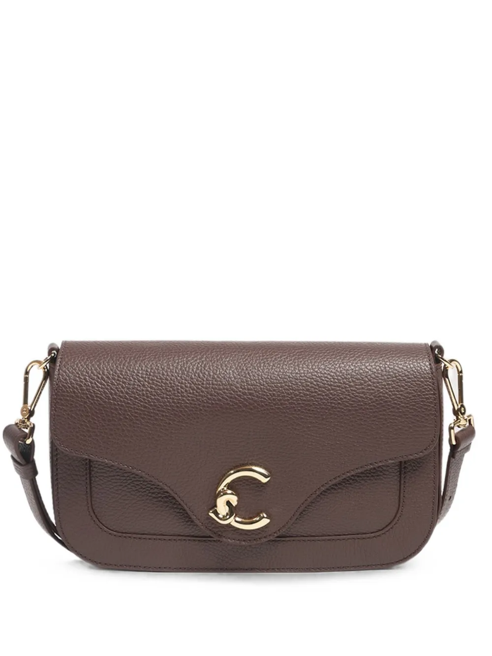 Coccinelle Mittelgroße C-Me Lock Schultertasche - Braun