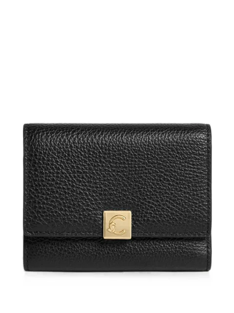 Coccinelle logo-plaque pebbled wallet