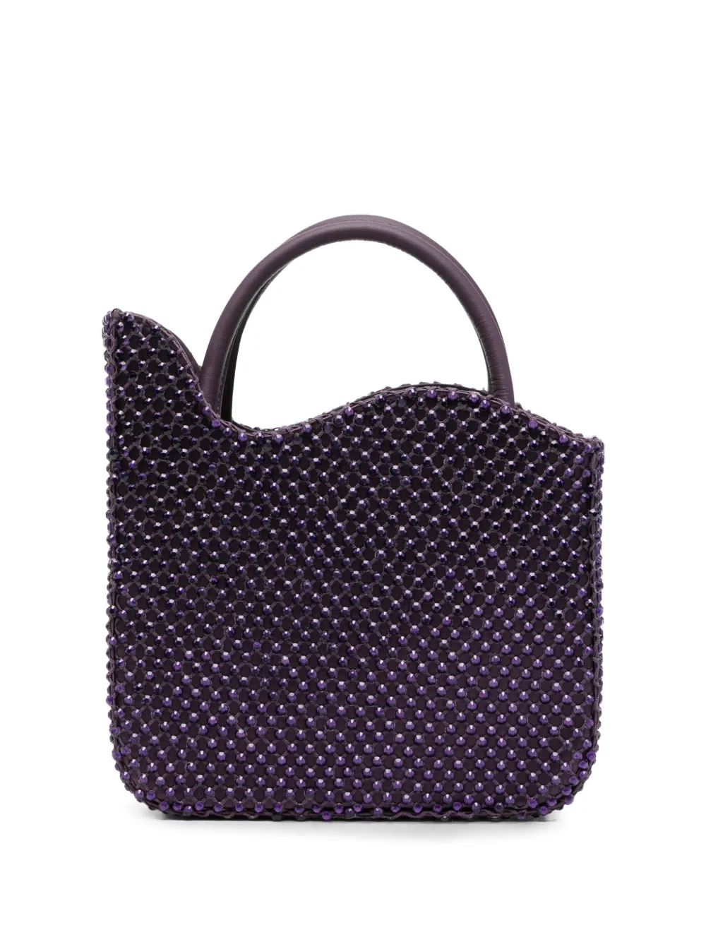 Le Silla Ivy crystal-embellished wave-edge tote bag