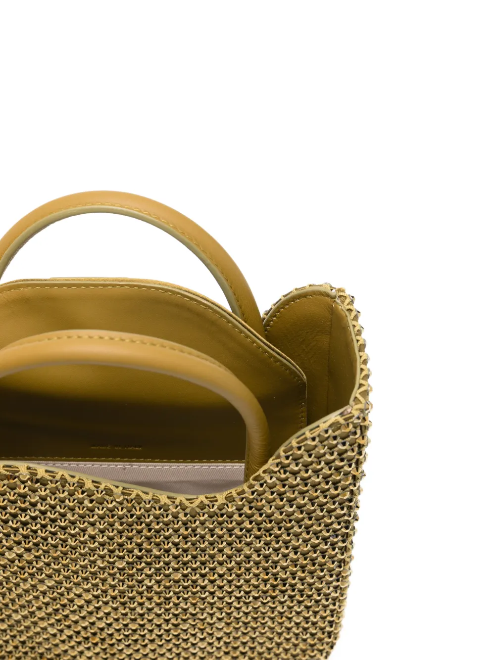 Le Silla Ivy shopper verfraaid met kristallen Goud