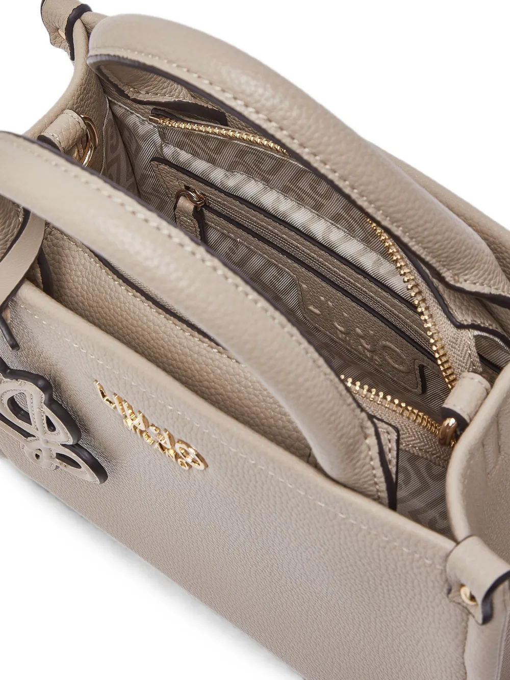 LIU JO Kleine tas met bedel Beige
