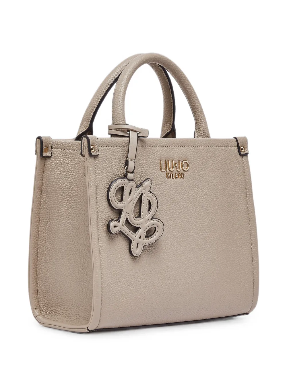 LIU JO Kleine tas met bedel Beige