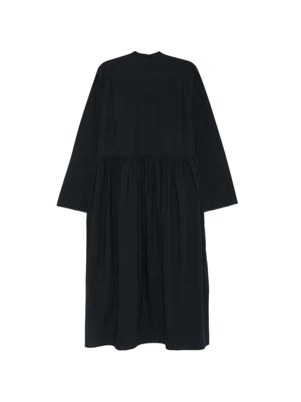 Sofie D'hoore Darleen midi-jurk met gesmockte taille en borstzak Blauw