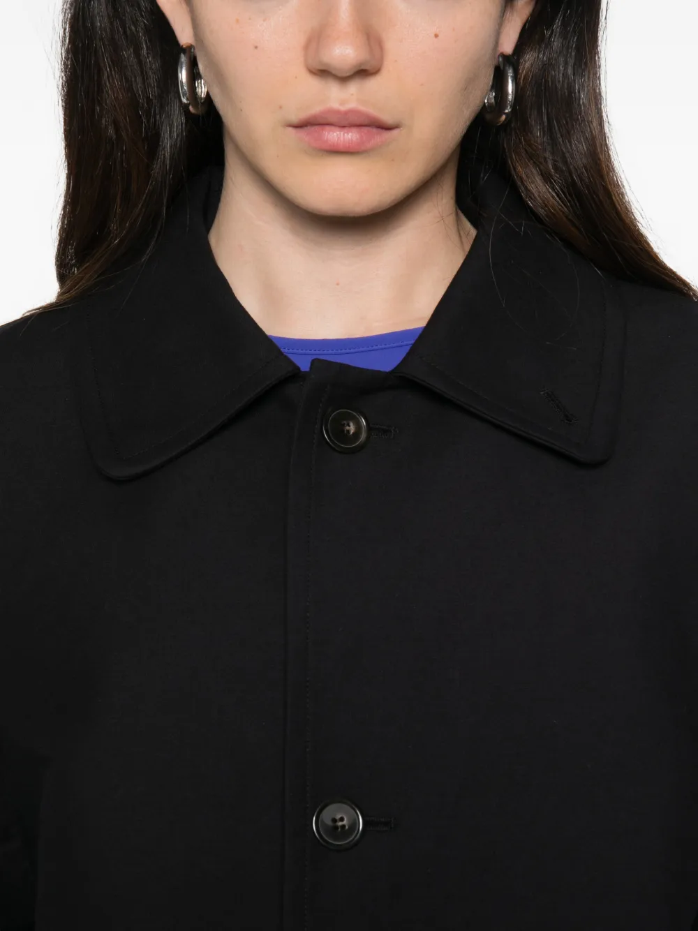 Sofie D'hoore Ceren button-up oversized coat Zwart