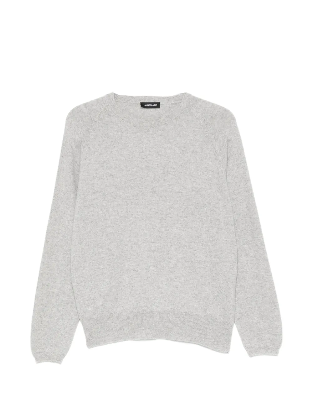 anne claire long-sleeve crew neck sweater - Grau