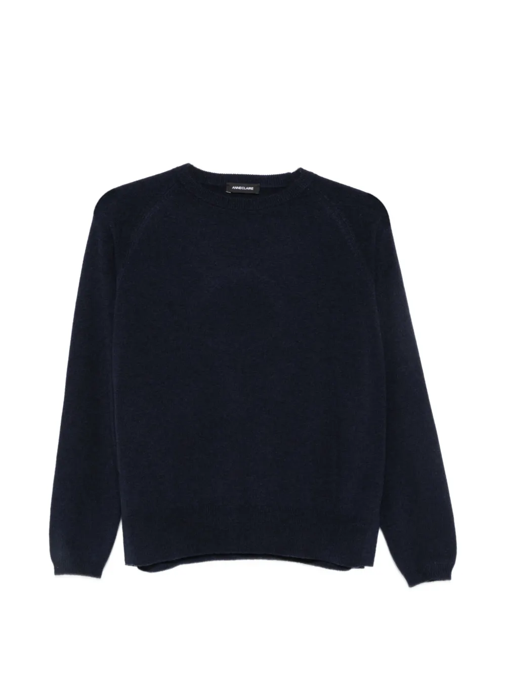 anne claire raglan-sleeve wool sweater - Blau