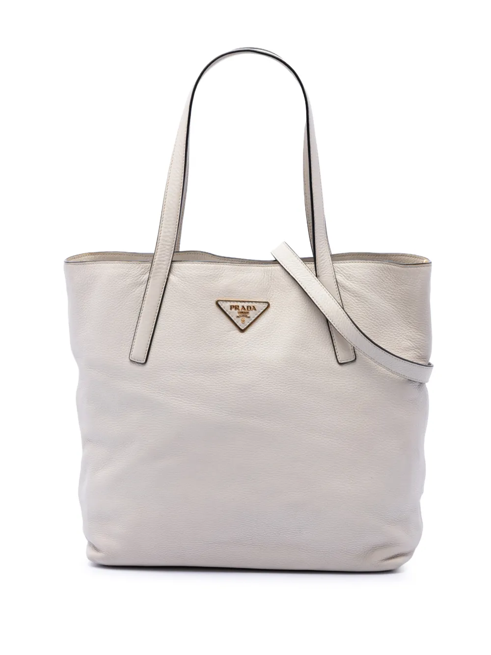 Prada Pre-Owned 2000-2013 Vitello Daino Open Convertible Tote satchel - Weiß