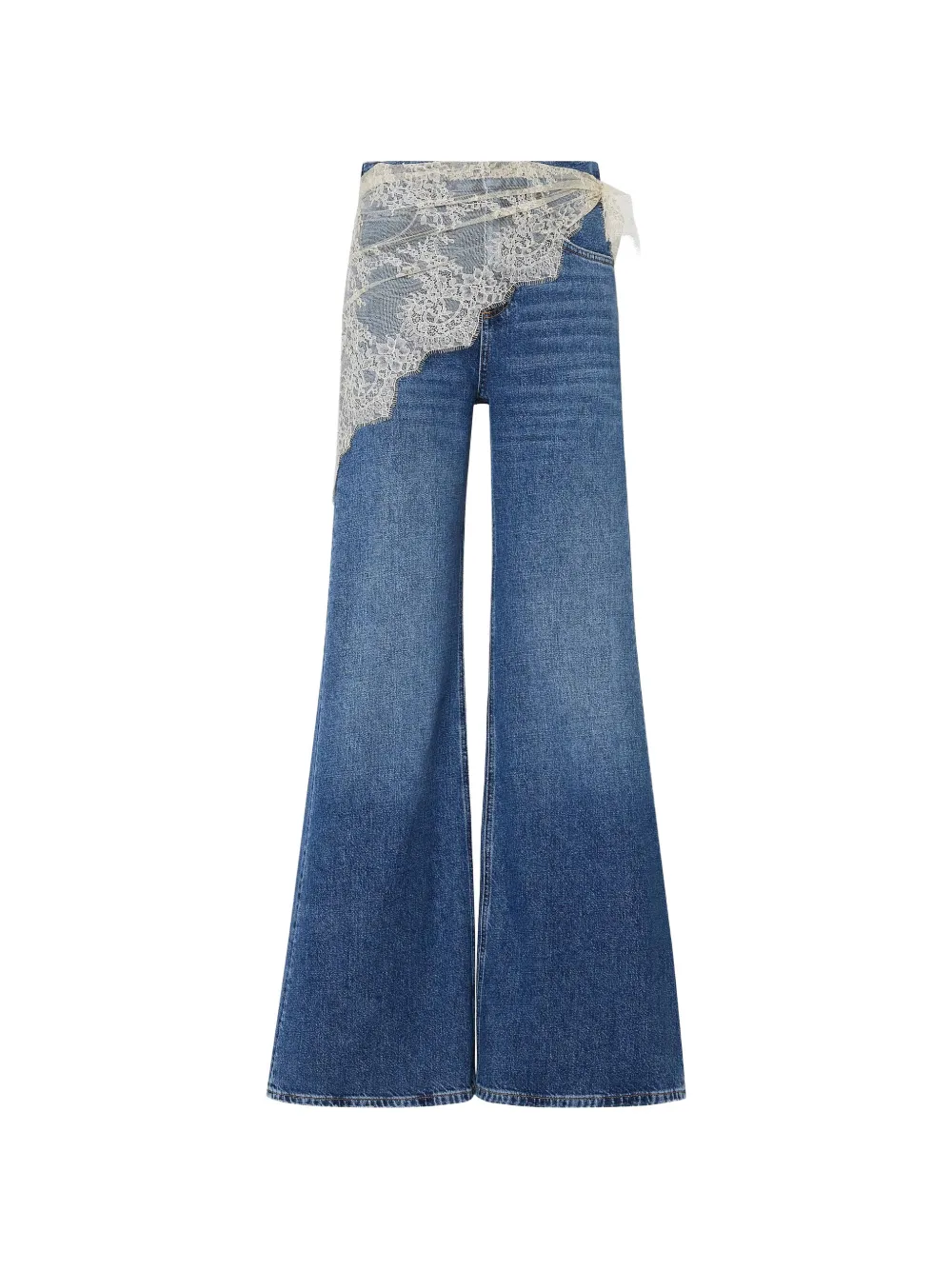 LIU JO flare jeans with bandana - Blu