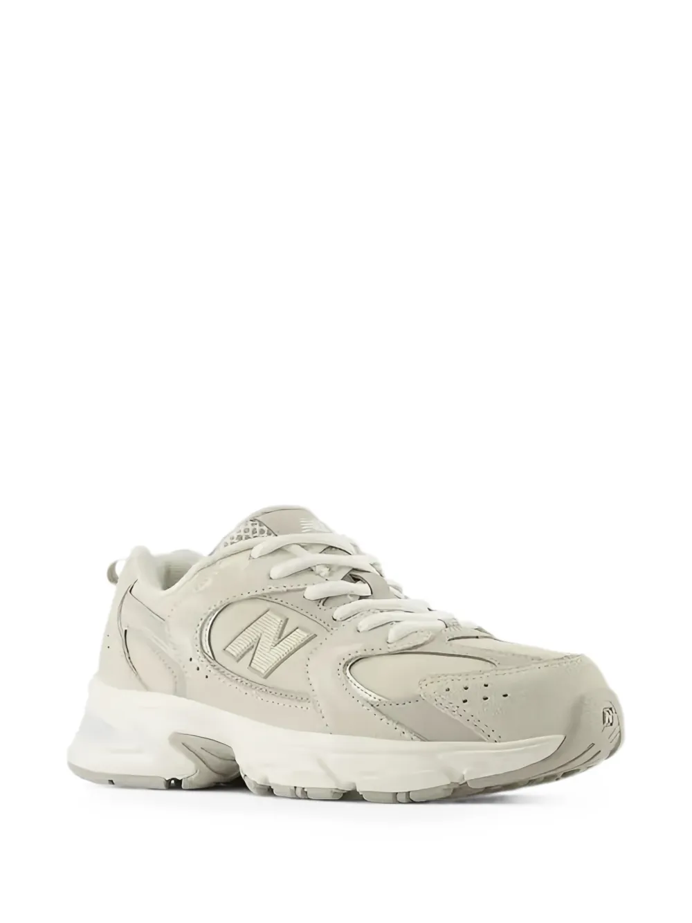 New Balance Kids 530 logo-patch sneakers Beige