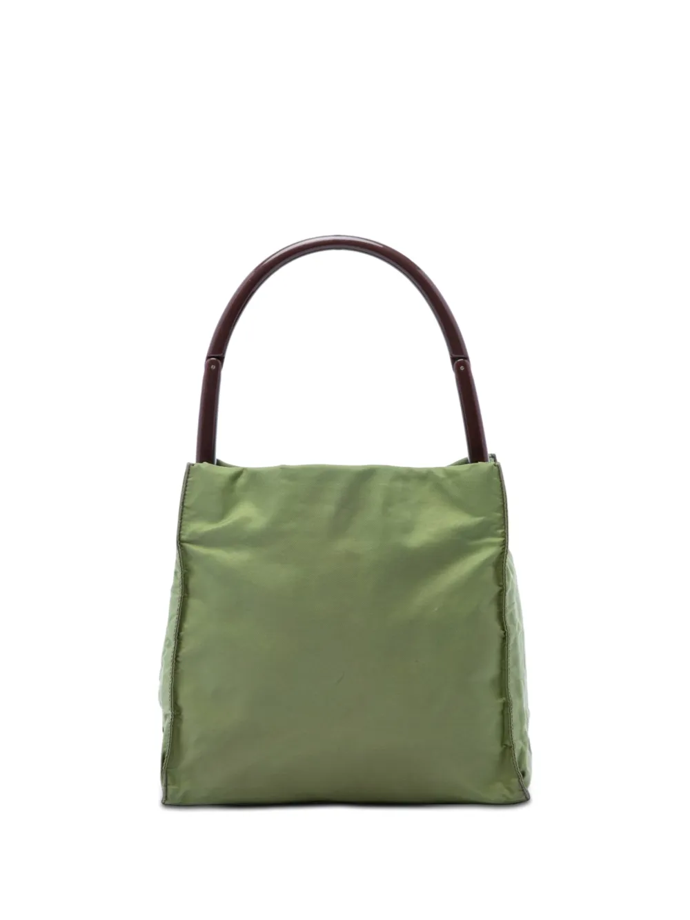 Prada Pre-Owned 2000-2013 Tessuto Handtasche aus Emaille - Grün