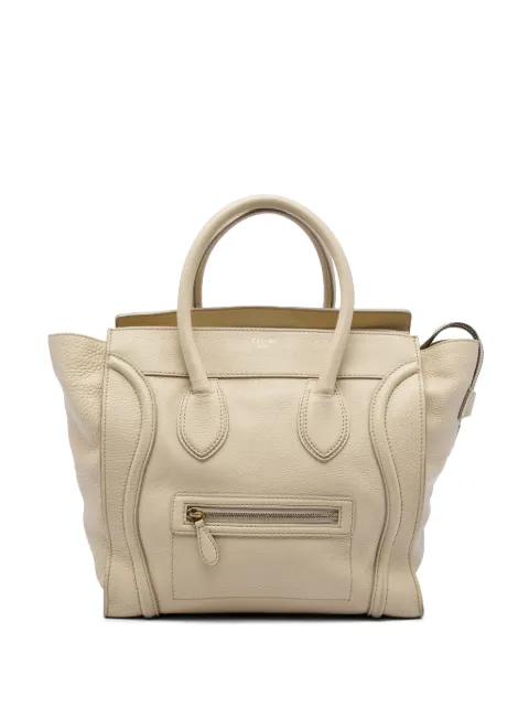 Celine Pre-Owned 2010 Mini Drummed Calfskin Luggage tote bag