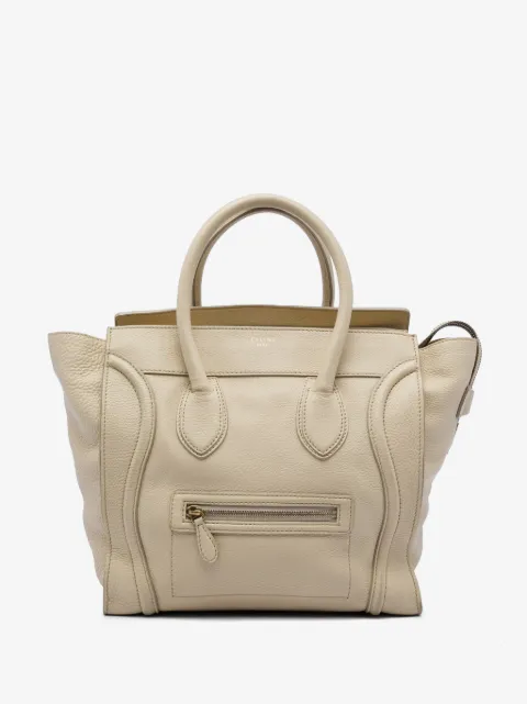Celine Pre-Owned 2010 Mini Drummed Calfskin Luggage tote bag