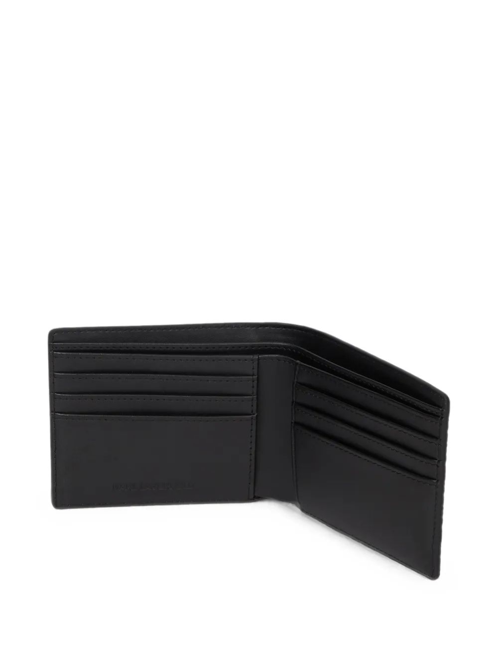 Karl Lagerfeld K Autograph portemonnee met monogram-reliëf Zwart