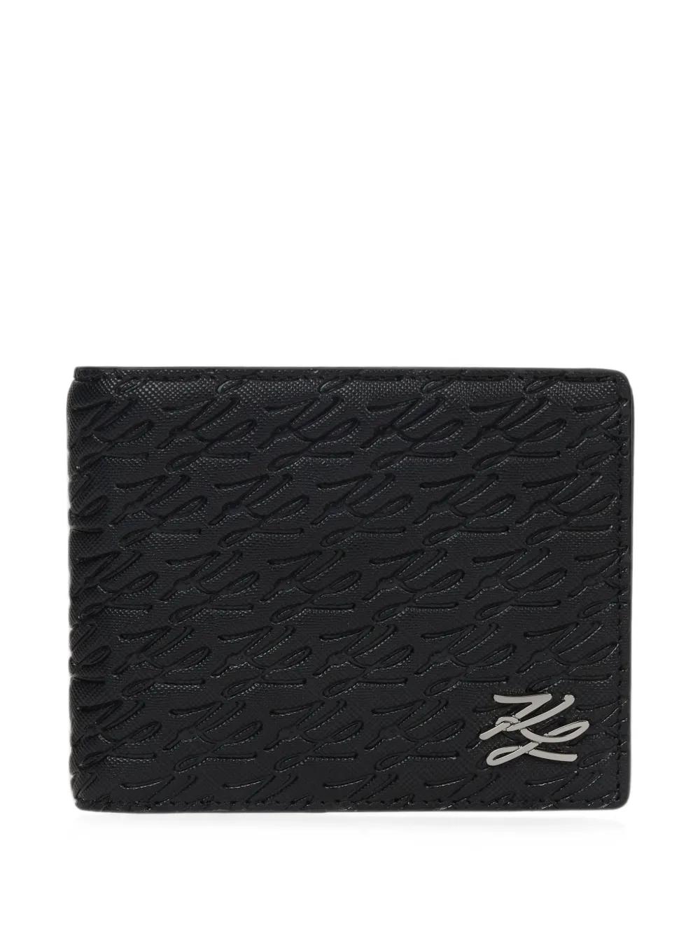 Karl Lagerfeld Portafoglio K/Autograph con monogramma - Nero