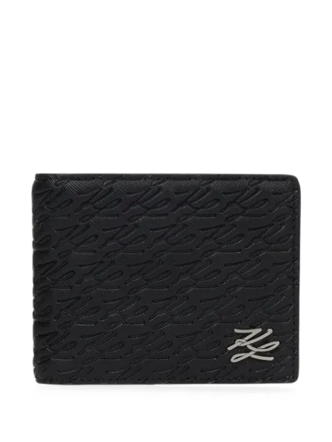 Karl Lagerfeld K/Autograph monogram-embossed wallet