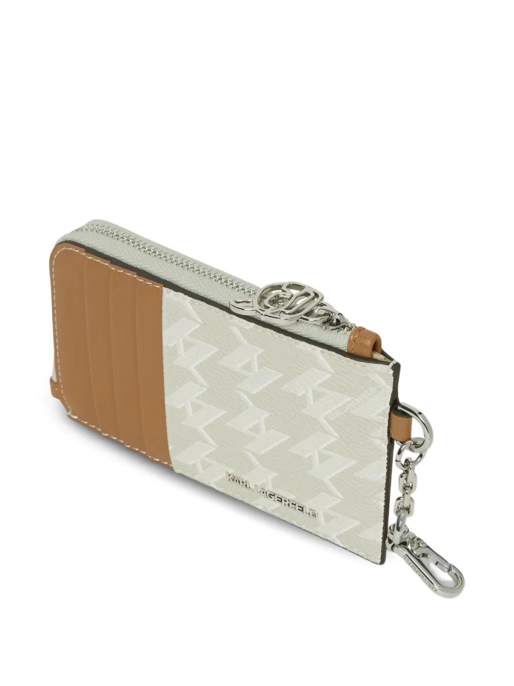 Karl Lagerfeld Ikon portemonnee met monogram Beige