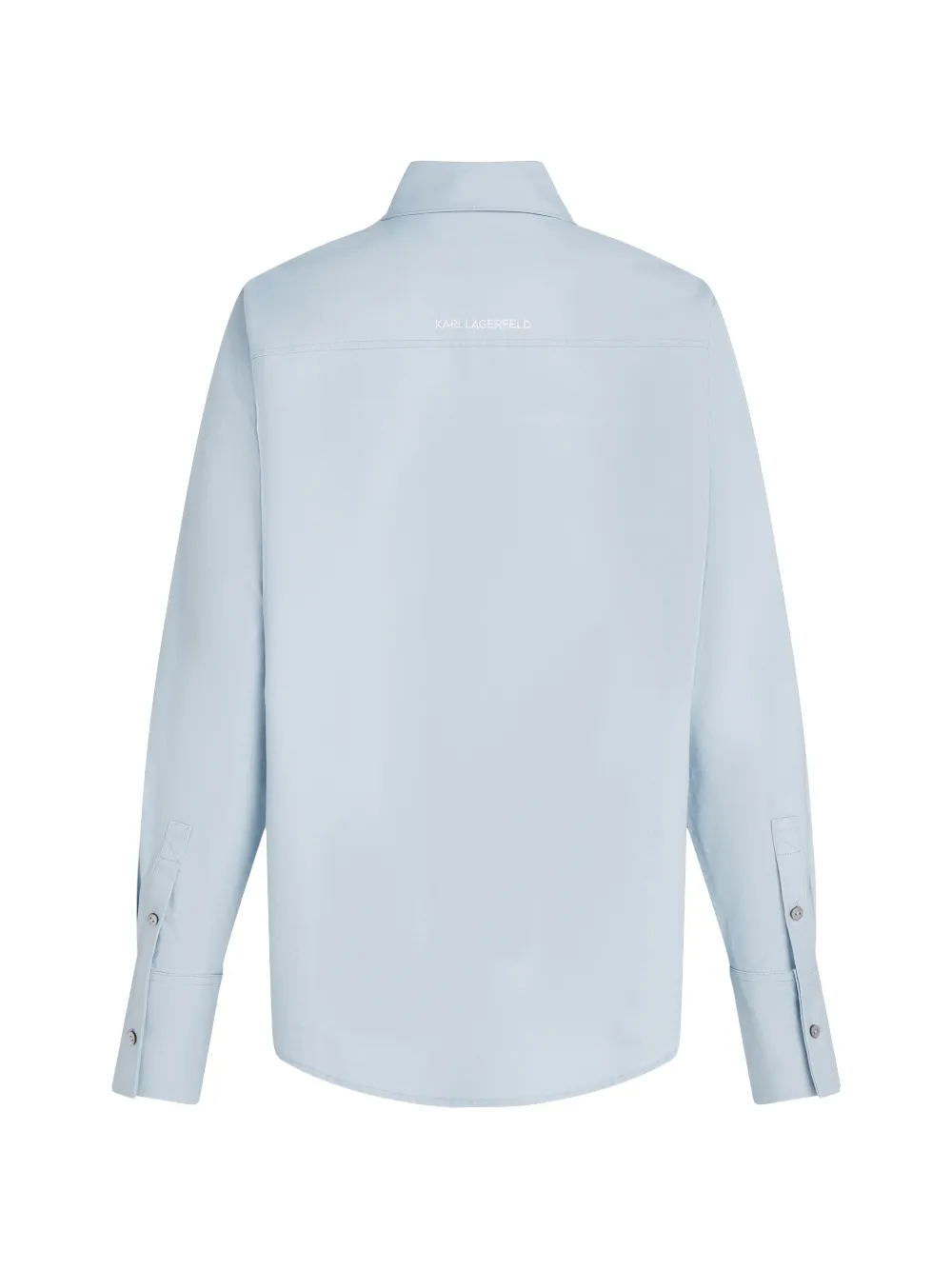 Karl Lagerfeld Ikon Oxford blouse Blauw