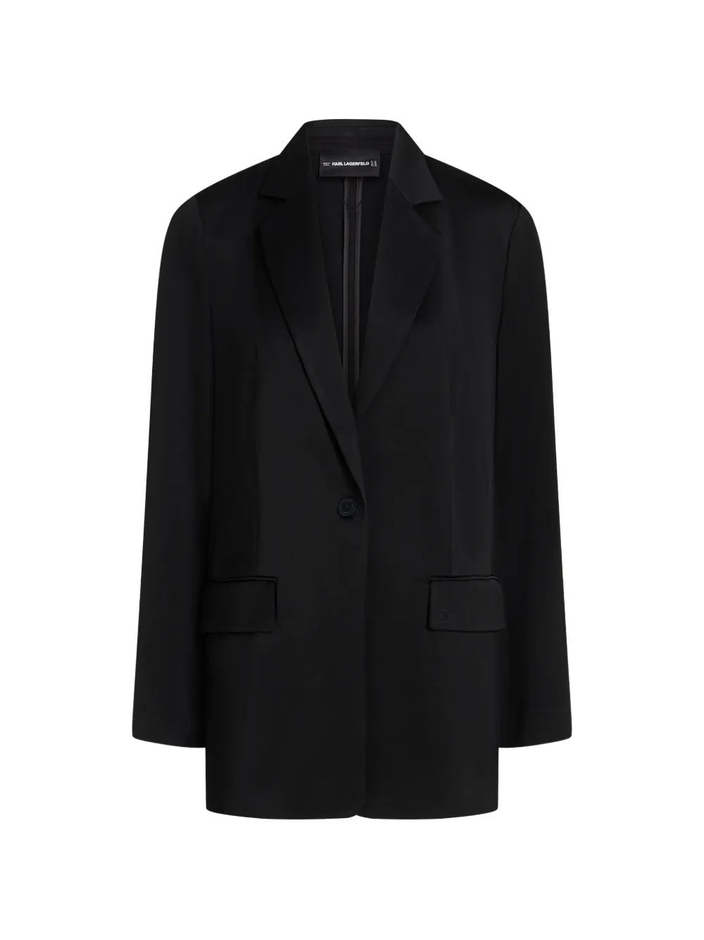 Karl Lagerfeld single-breasted blazer - Nero
