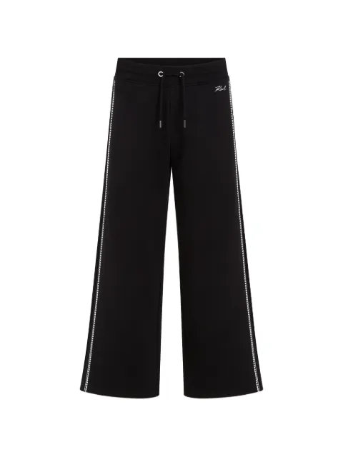 Karl Lagerfeld pantalones de chándal con perlas
