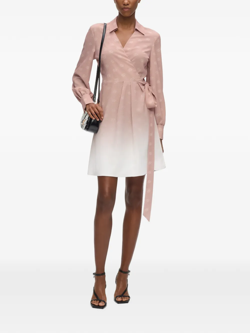 Karl Lagerfeld Mini-jurk met ombré-effect Roze