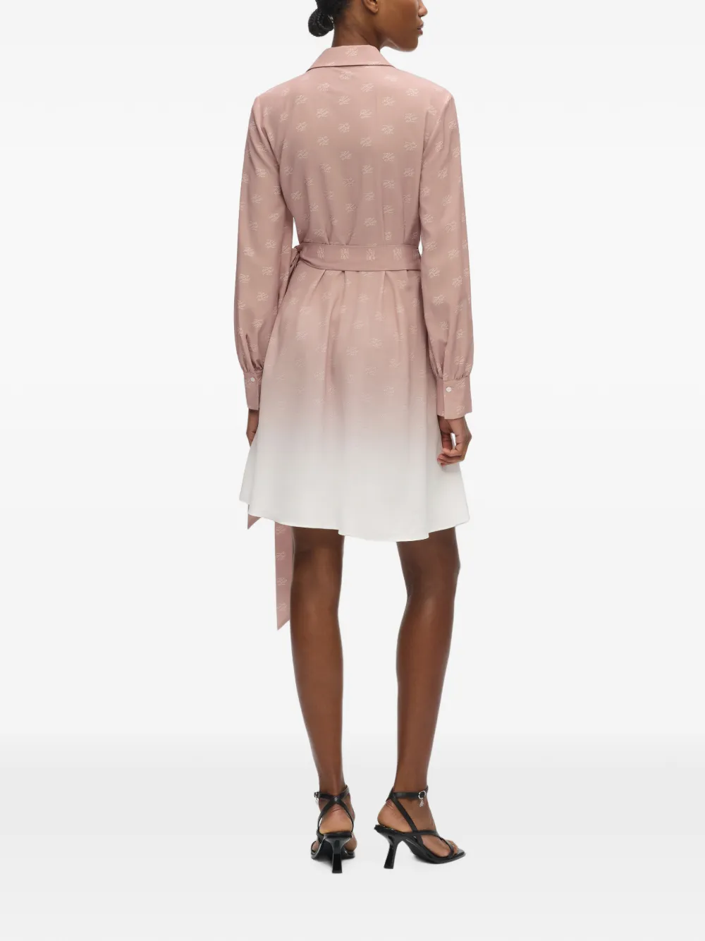 Karl Lagerfeld Mini-jurk met ombré-effect Roze