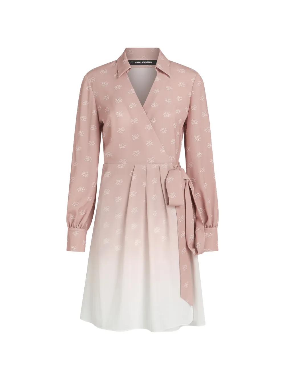 Karl Lagerfeld ombré-effect mini dress - Rosa