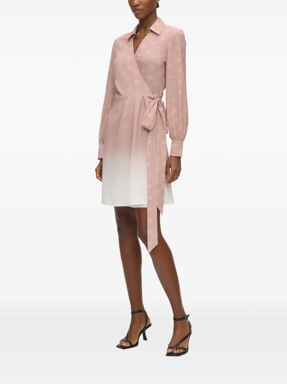 Karl Lagerfeld Mini-jurk met ombré-effect Roze