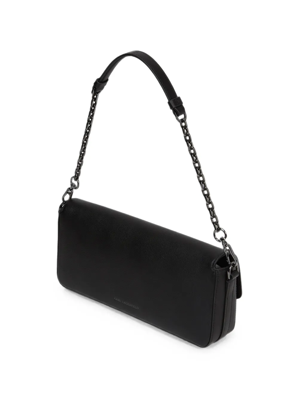 Karl Lagerfeld K Signature schoudertas met ketting Zwart