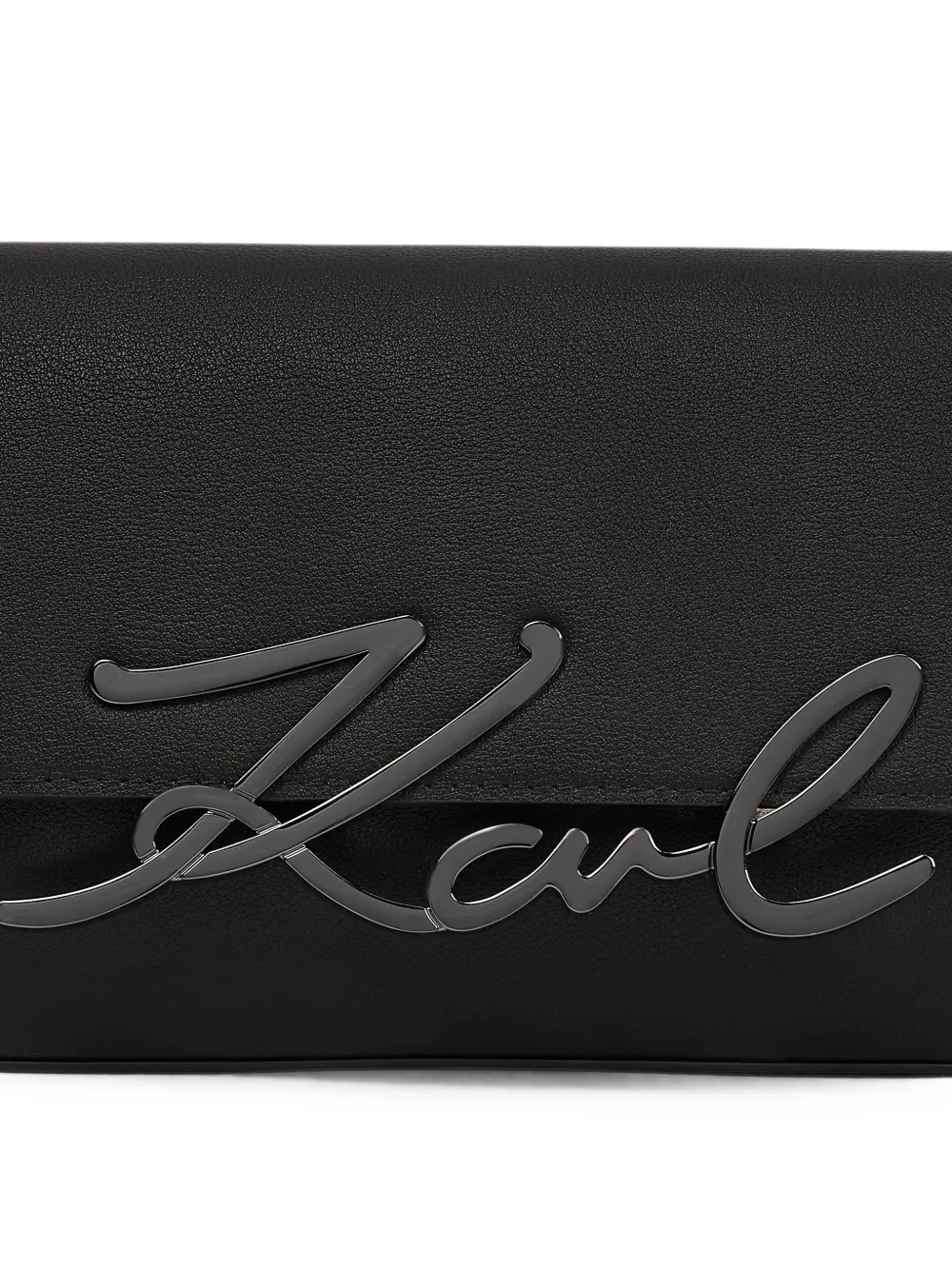 Karl Lagerfeld K Signature schoudertas met ketting Zwart