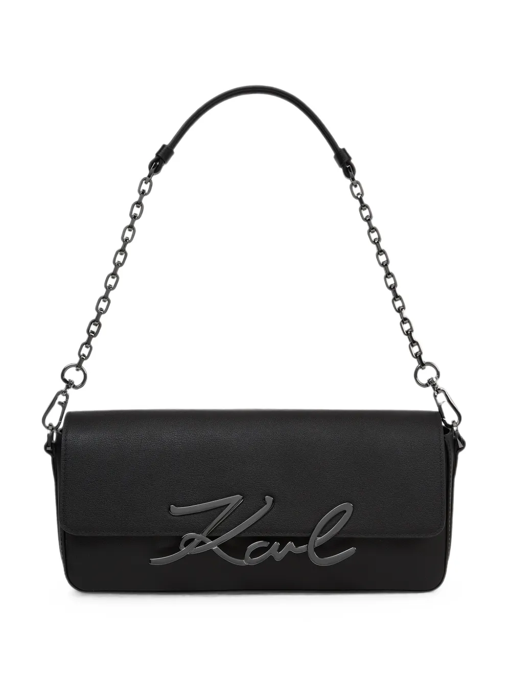 Karl Lagerfeld K/Signature chain shoulder bag - Nero
