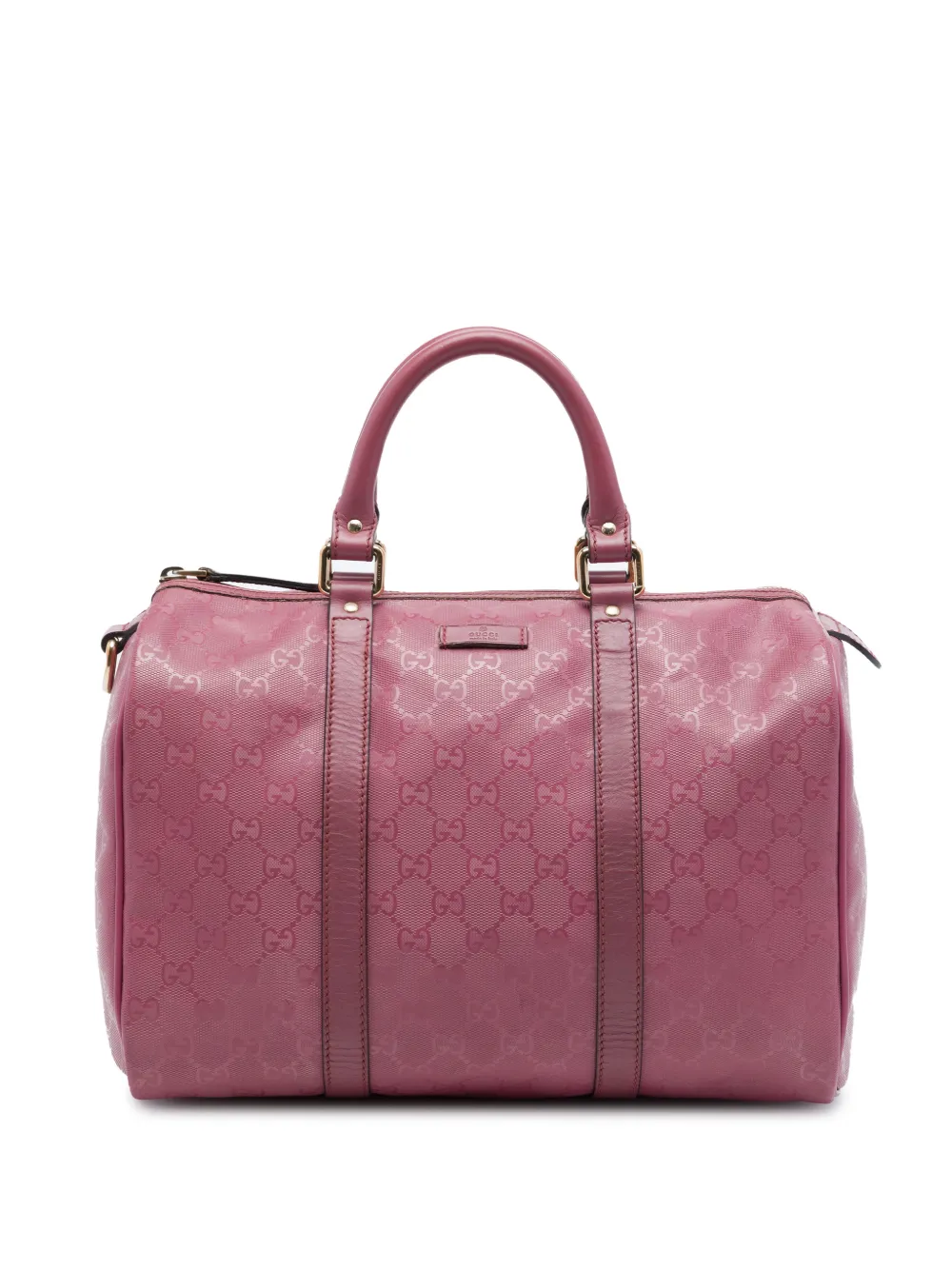Gucci Pre-Owned Borsa a spalla GG Imprime Joy Boston media 2016-2026 - Marrone